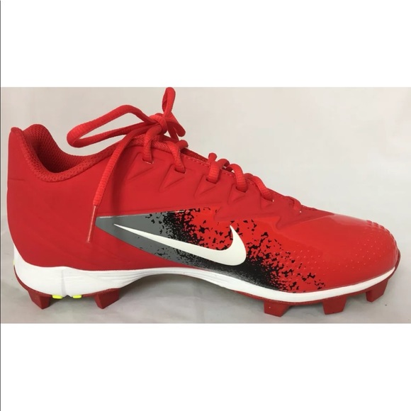 New Nike Fastflex Baseball Football Men’s Cleats 8.5 Vapor Red - Picture 6 of 12